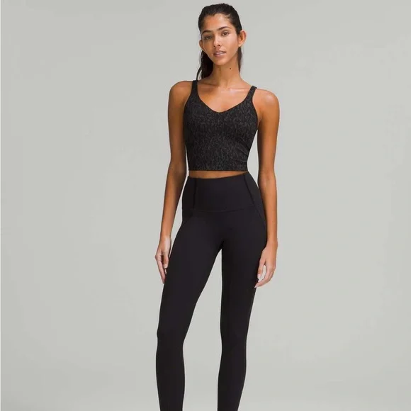 •Sold•  Lululemon Align Tank Top Leopard Camo Deep Coal Multi - Picture 3 of 13